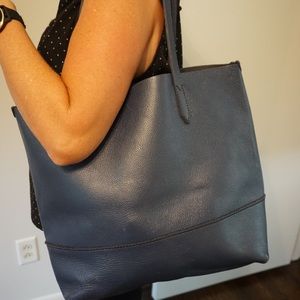 JCrew Shoulder Tote (Navy)